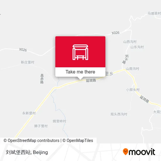 刘斌堡西站 map