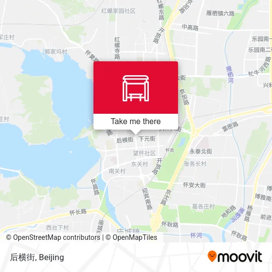 后横街 map