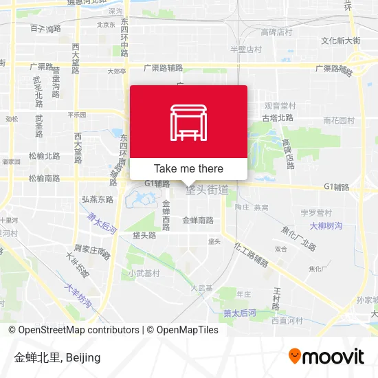 金蝉北里 map