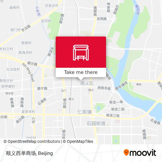 顺义西单商场 map