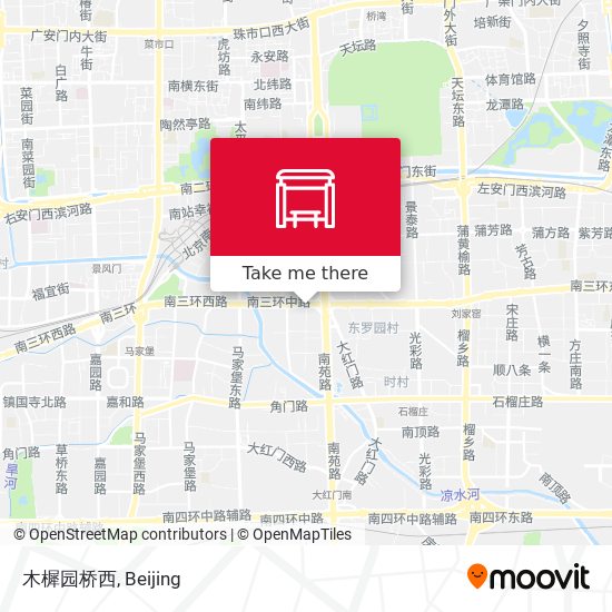 木樨园桥西 map