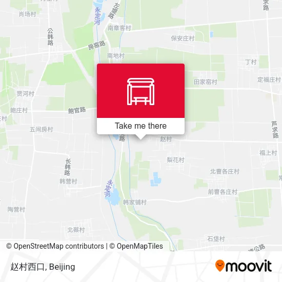 赵村西口 map