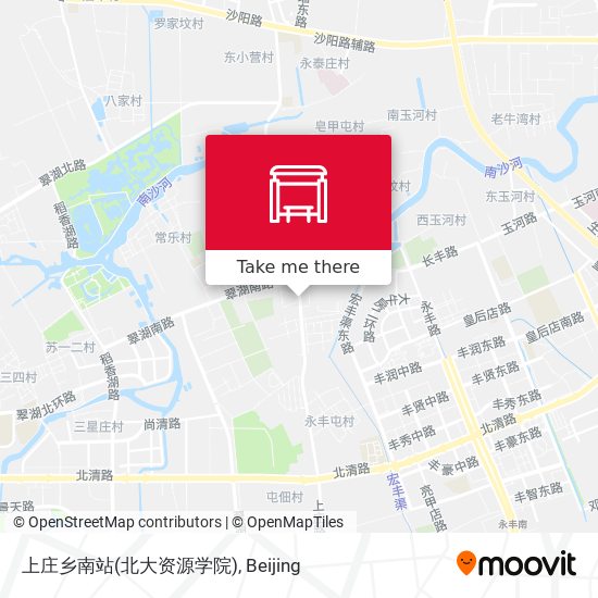 上庄乡南站(北大资源学院) map