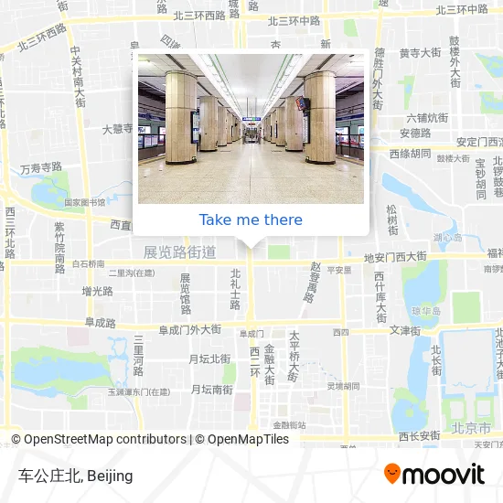 车公庄北 map