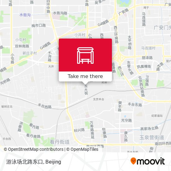 游泳场北路东口 map