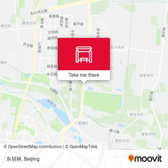 东胡林 map