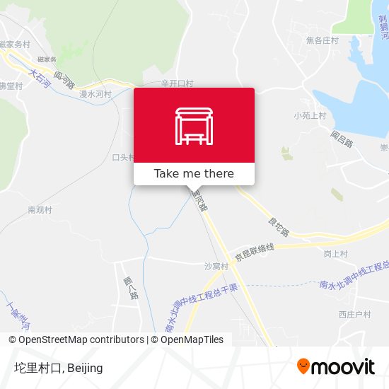 坨里村口 map