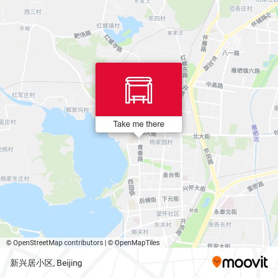 新兴居小区 map