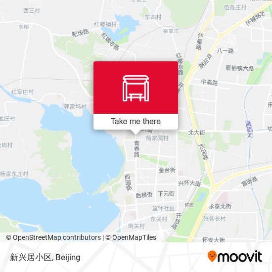 新兴居小区 map