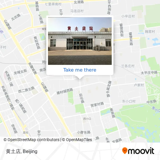 黄土店 map