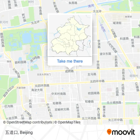 五道口 map