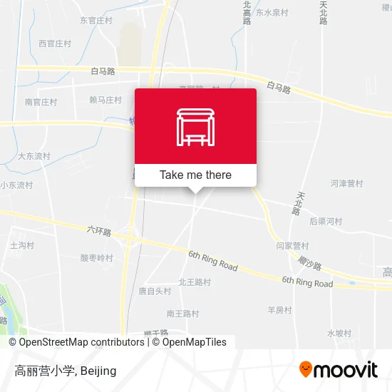 高丽营小学 map