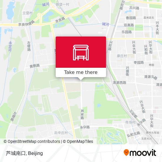 芦城南口 map