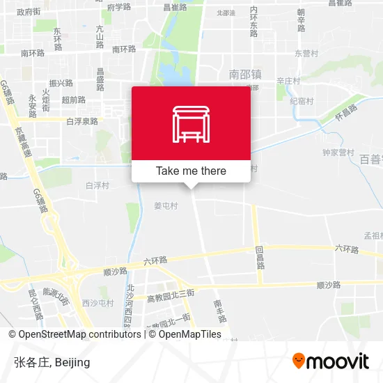张各庄 map