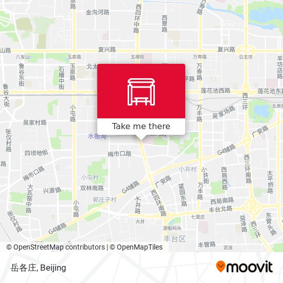 岳各庄 map