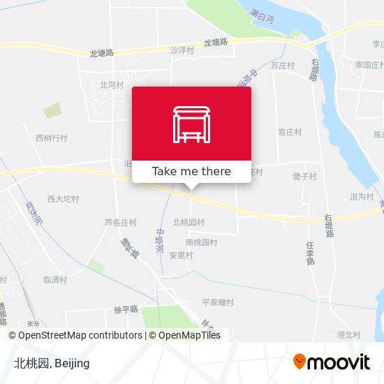 北桃园 map