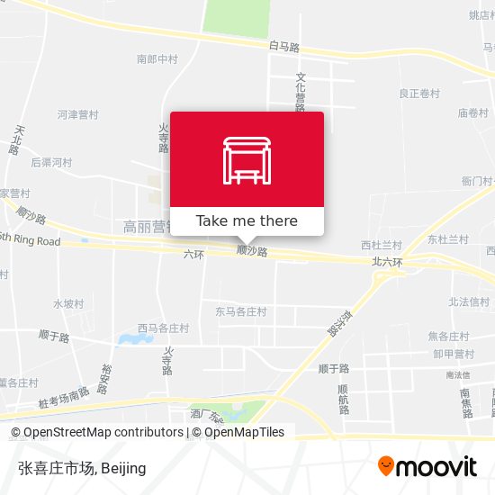 张喜庄市场 map