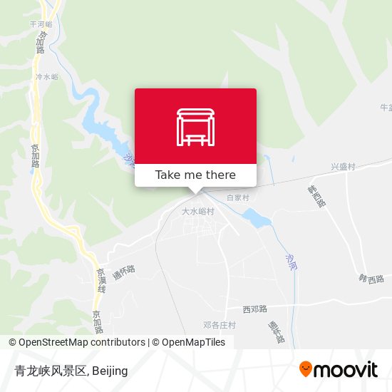 青龙峡风景区 map