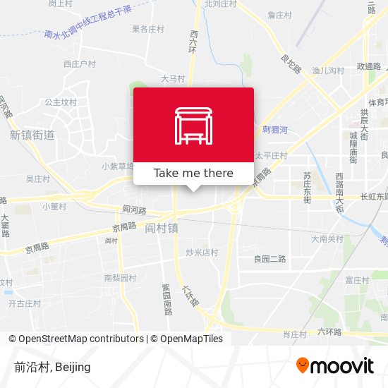 前沿村 map