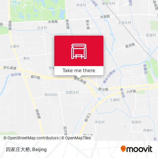 四家庄大桥 map
