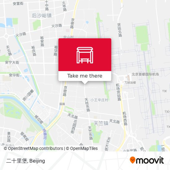 二十里堡 map