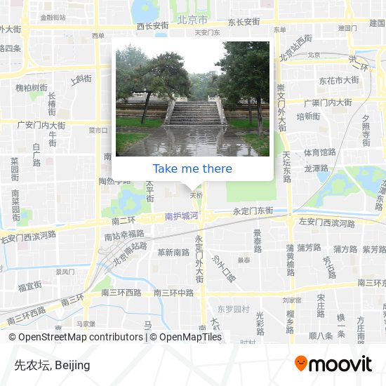 先农坛 map