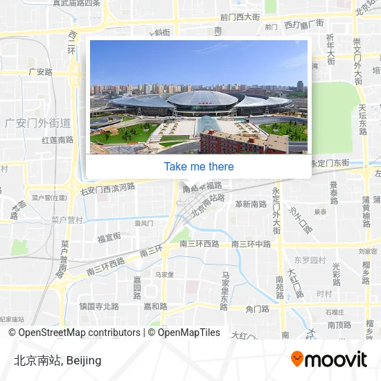 北京南站 map