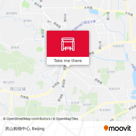 房山购物中心 map