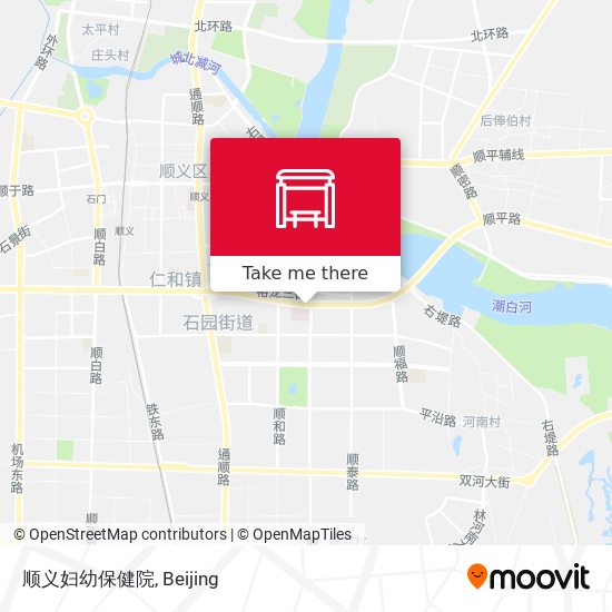 顺义妇幼保健院 map