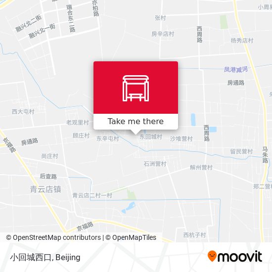 小回城西口 map