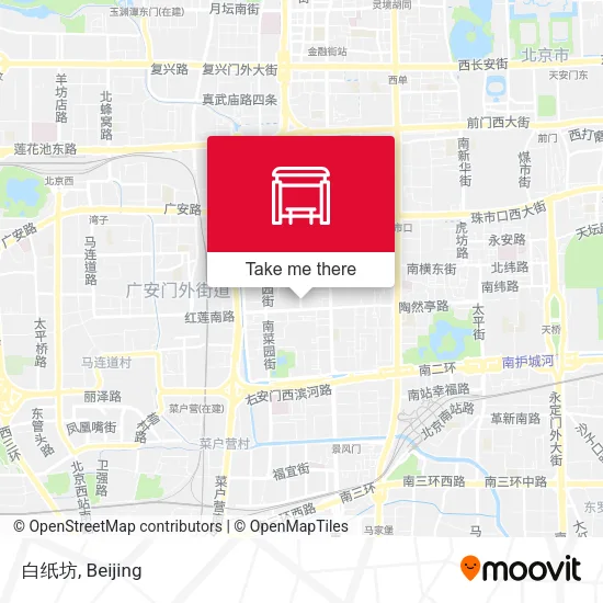 白纸坊 map