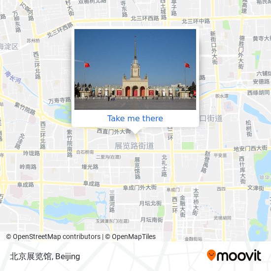 北京展览馆 map