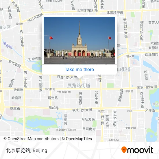 北京展览馆 map