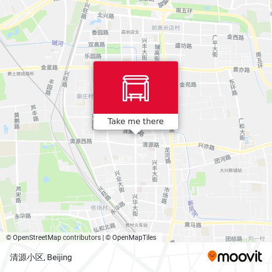 清源小区 map