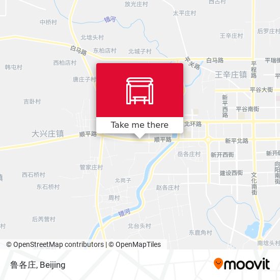 鲁各庄 map