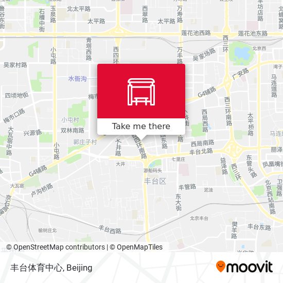 丰台体育中心 map