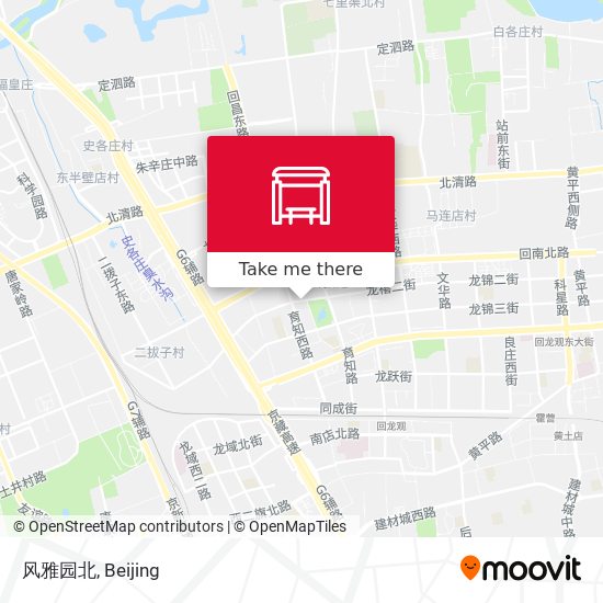 风雅园北 map