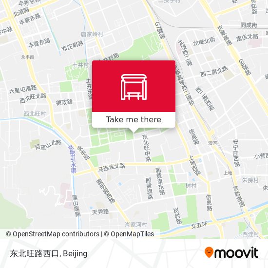 东北旺路西口 map