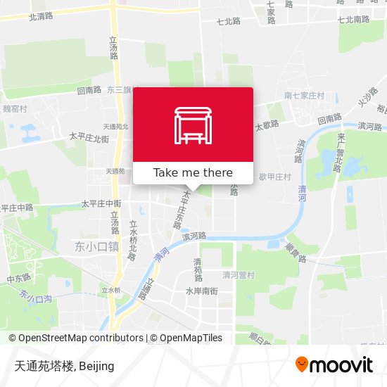 天通苑塔楼 map