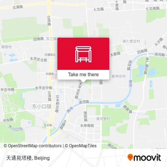 天通苑塔楼 map