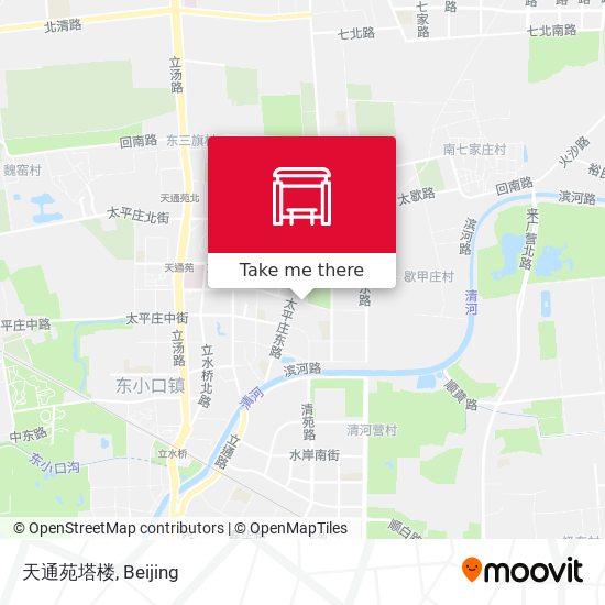 天通苑塔楼 map