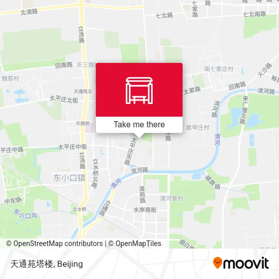 天通苑塔楼 map