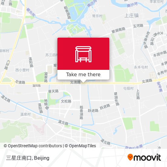 三星庄南口 map