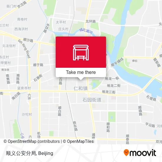 顺义公安分局 map