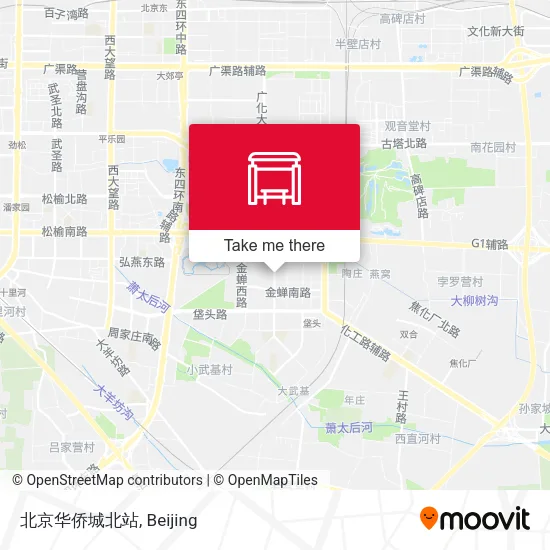 北京华侨城北站 map