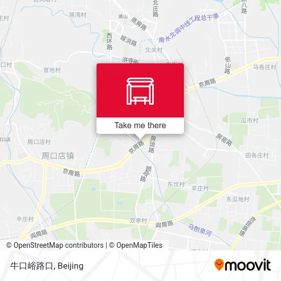 牛口峪路口 map