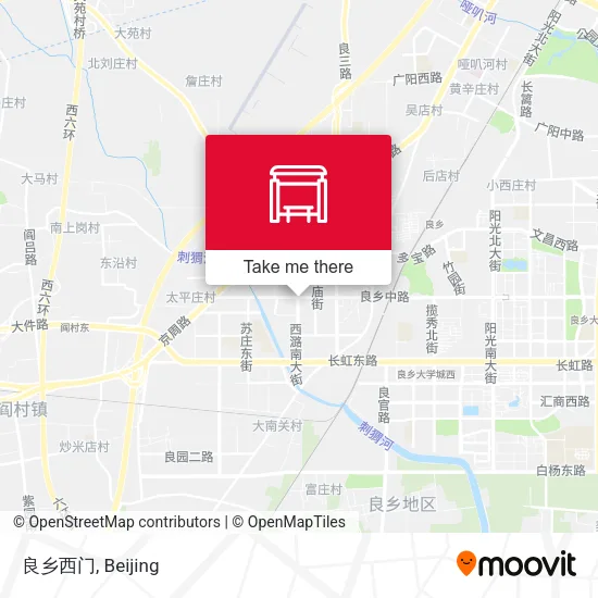 良乡西门 map