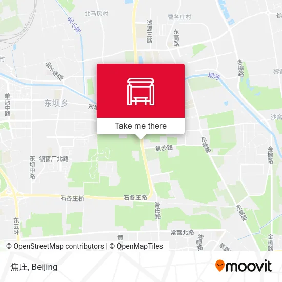 焦庄 map
