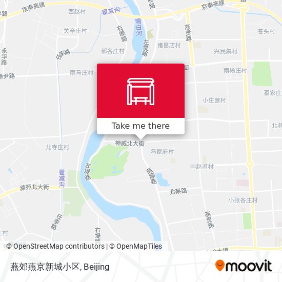 燕郊燕京新城小区 map