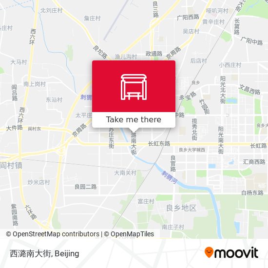 西潞南大街 map